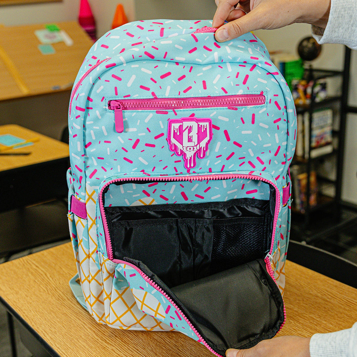 Ice Cream Rotation Backpack - Cotton Candy