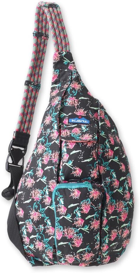 KAVU Original Rope Bag Sling Pack with Adjustable Rope Shoulder Strap