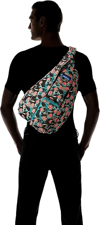 KAVU Original Rope Bag Sling Pack with Adjustable Rope Shoulder Strap