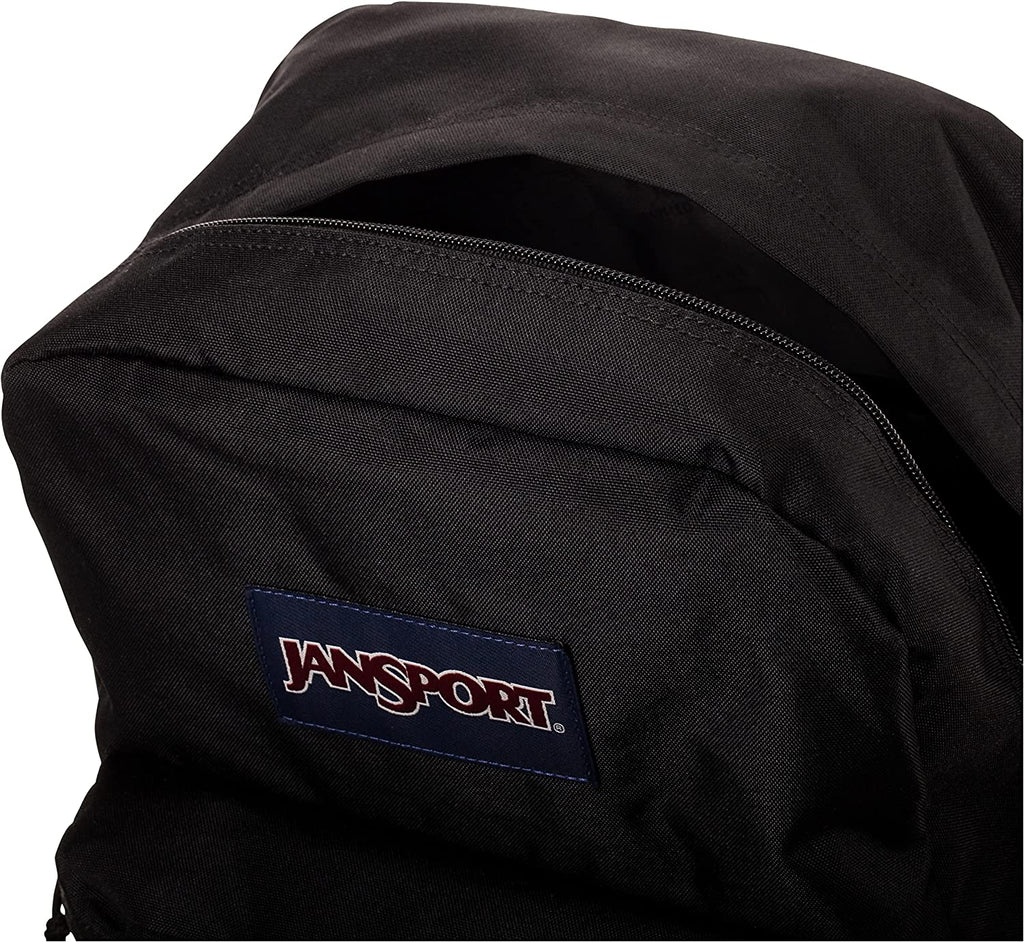 JanSport JS0A4QUE008 Superbreak Plus Black School Laptop Backpack