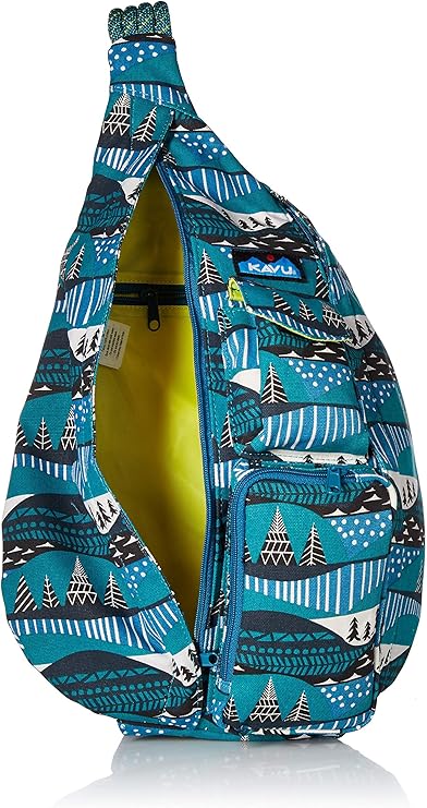 KAVU Original Rope Bag Sling Pack with Adjustable Rope Shoulder Strap