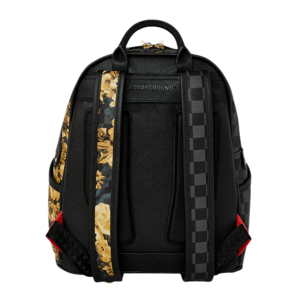 SPRAYGROUND GOLD FLORAL REMIX SAVAGE BACKPACK