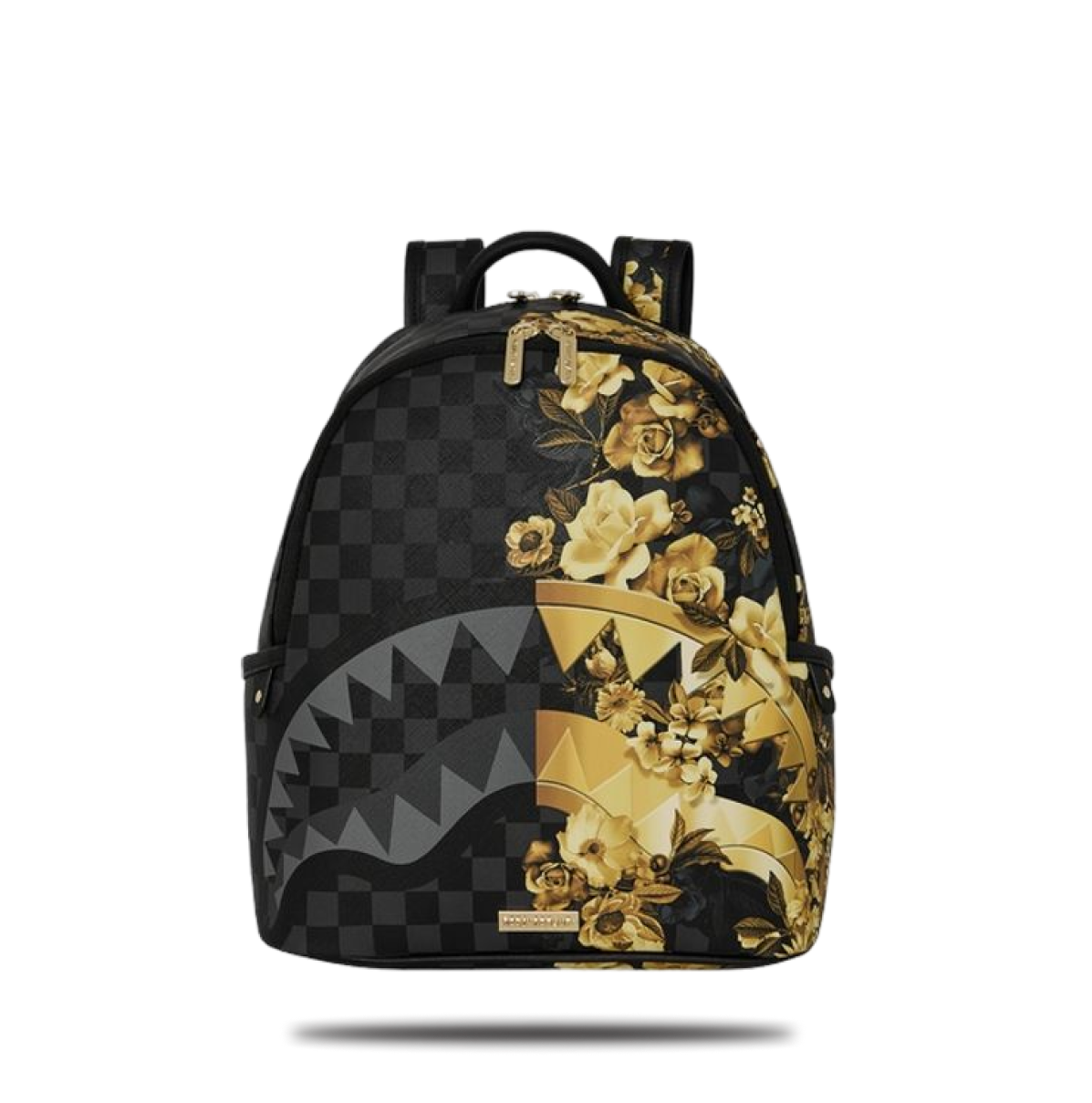 SPRAYGROUND GOLD FLORAL REMIX SAVAGE BACKPACK