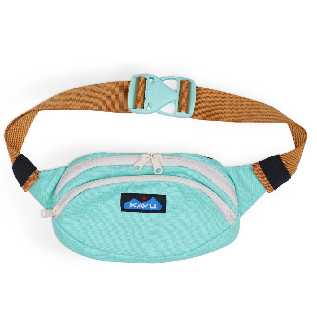 Canvas Spectator Belt Bag – Water-Resistant 600D Polyester, Adjustable Waist Strap | KAVU