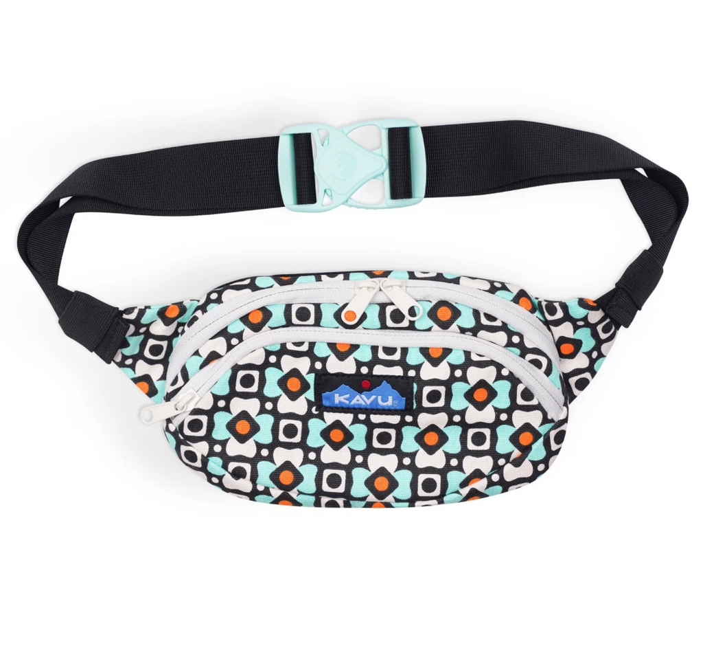 Canvas Spectator Belt Bag – Water-Resistant 600D Polyester, Adjustable Waist Strap | KAVU