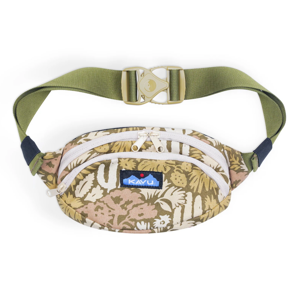 Canvas Spectator Belt Bag – Water-Resistant 600D Polyester, Adjustable Waist Strap | KAVU