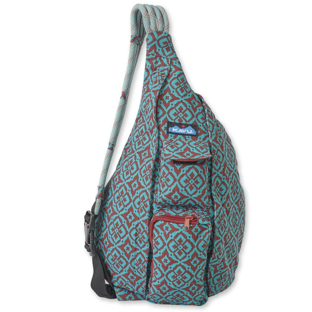 KAVU Original Rope Bag - Compact Lightweight Crossbody - Desert Mosaic