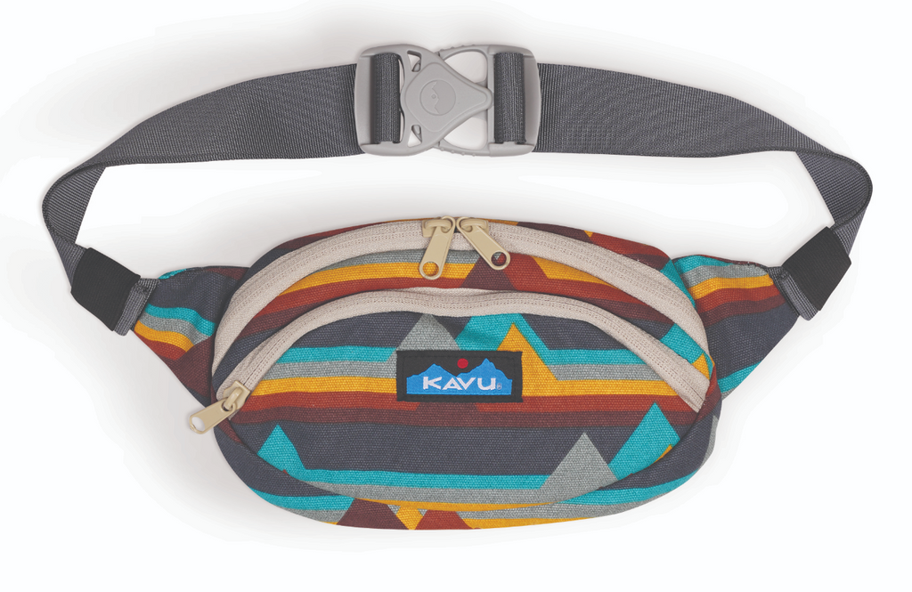 Canvas Spectator Belt Bag – Water-Resistant 600D Polyester, Adjustable Waist Strap | KAVU