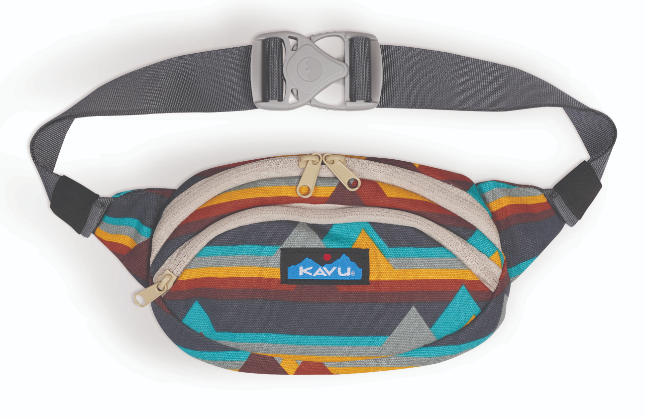Canvas Spectator Belt Bag – Water-Resistant 600D Polyester, Adjustable Waist Strap | KAVU