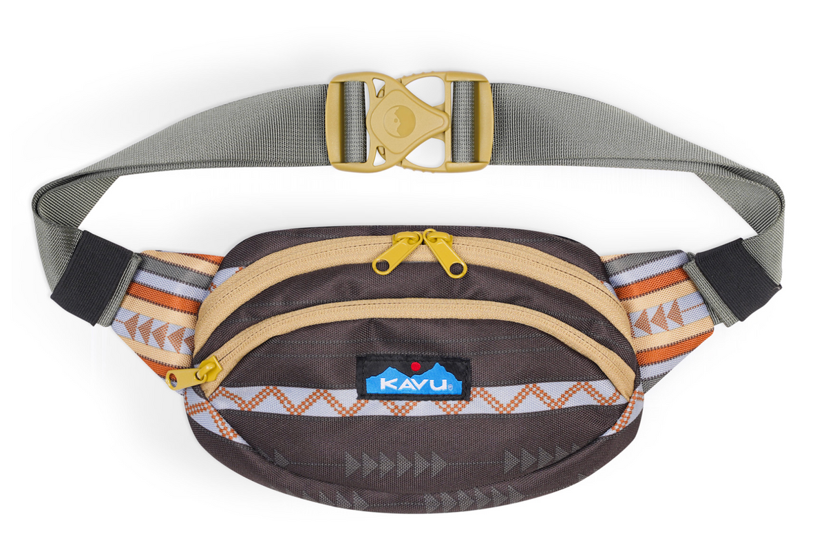 Spectator Belt Bag – Water-Resistant 600D Polyester, Adjustable Waist Strap | KAVU