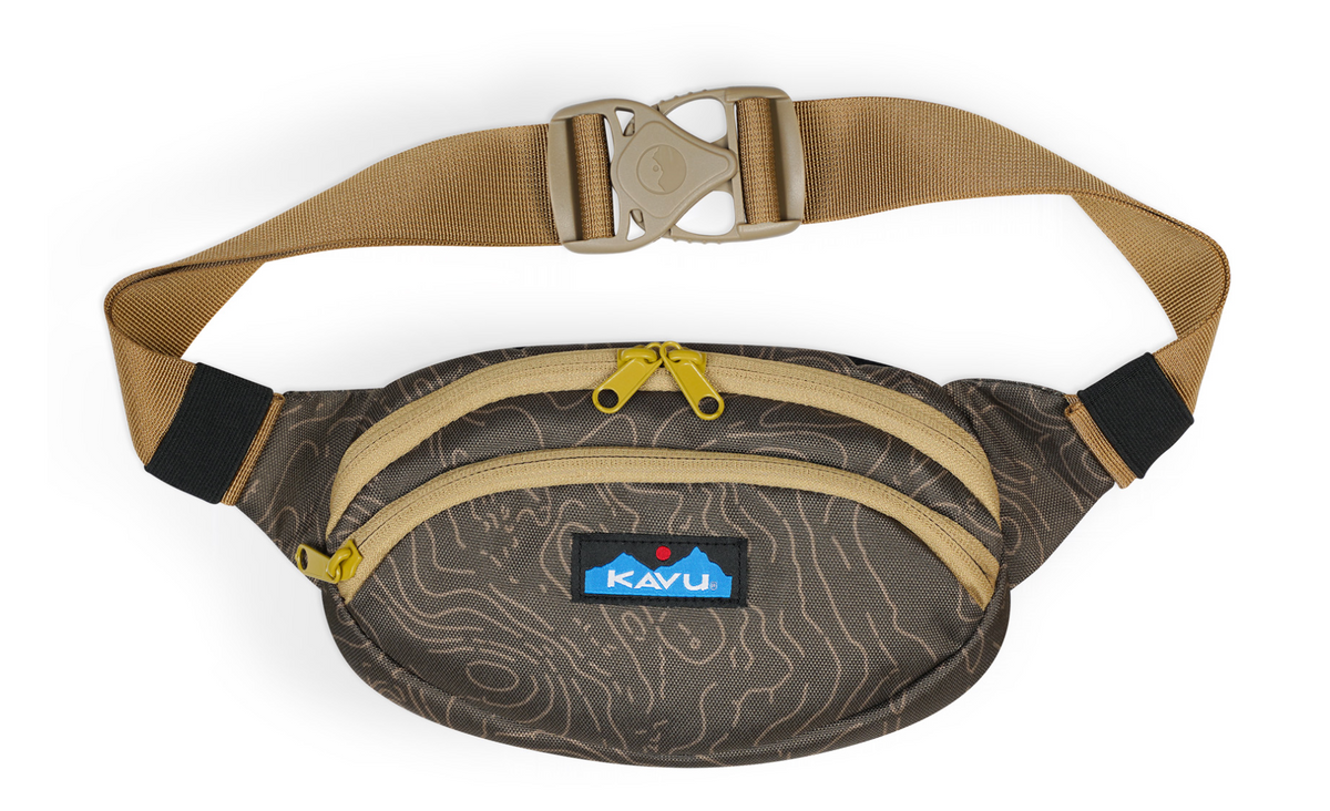 Spectator Belt Bag – Water-Resistant 600D Polyester, Adjustable Waist Strap | KAVU