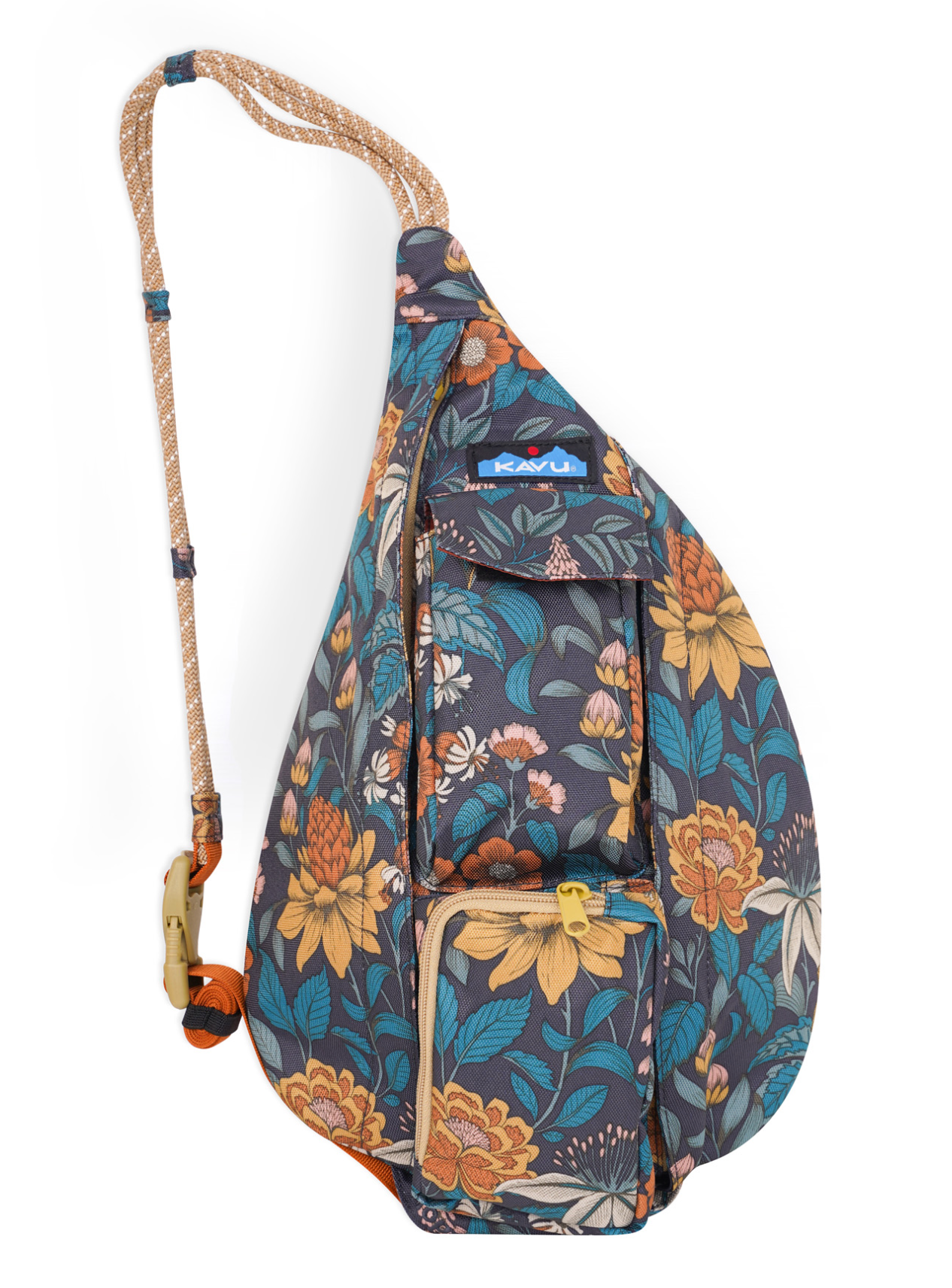 Mini Rope Sling Bag – Water-Resistant 600D Polyester, Adjustable Strap | KAVU