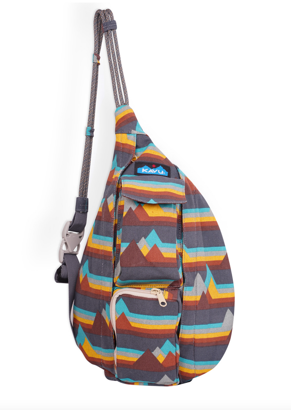 Mini Rope Bag – Cotton Canvas Sling, Adjustable Rope Strap, 4L | KAVU