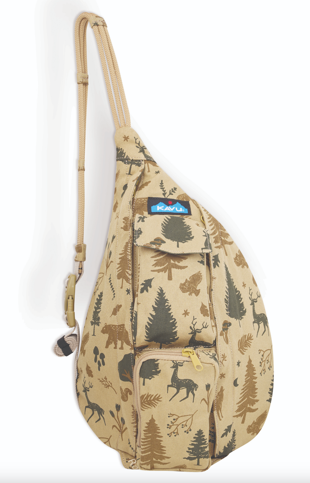 Mini Rope Bag – Cotton Canvas Sling, Adjustable Rope Strap, 4L | KAVU
