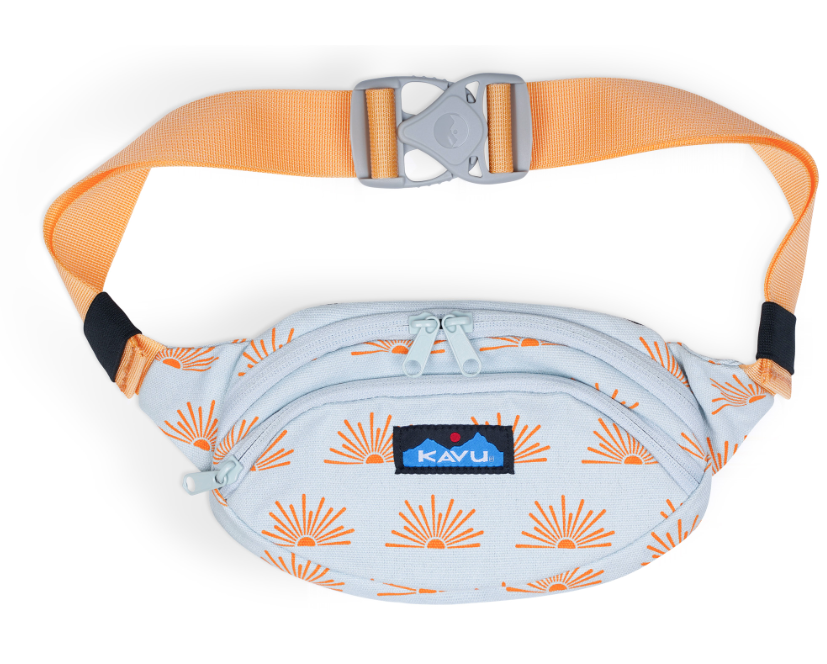Canvas Spectator Belt Bag – Water-Resistant 600D Polyester, Adjustable Waist Strap | KAVU