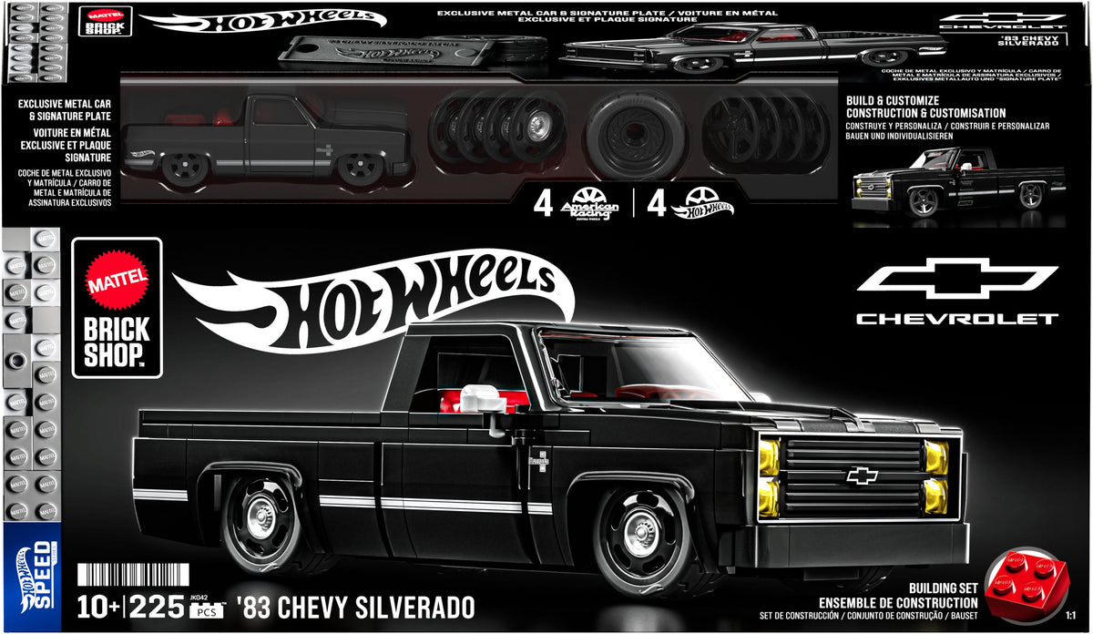 Mattel Brick Shop Hot Wheels '83 Chevy Silverado Building Set