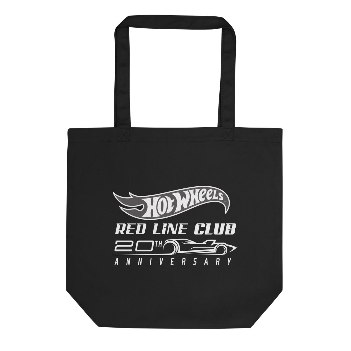Hot Wheels® Red Line Club® 20th Anniversary Silhouette Logo Tote - Black