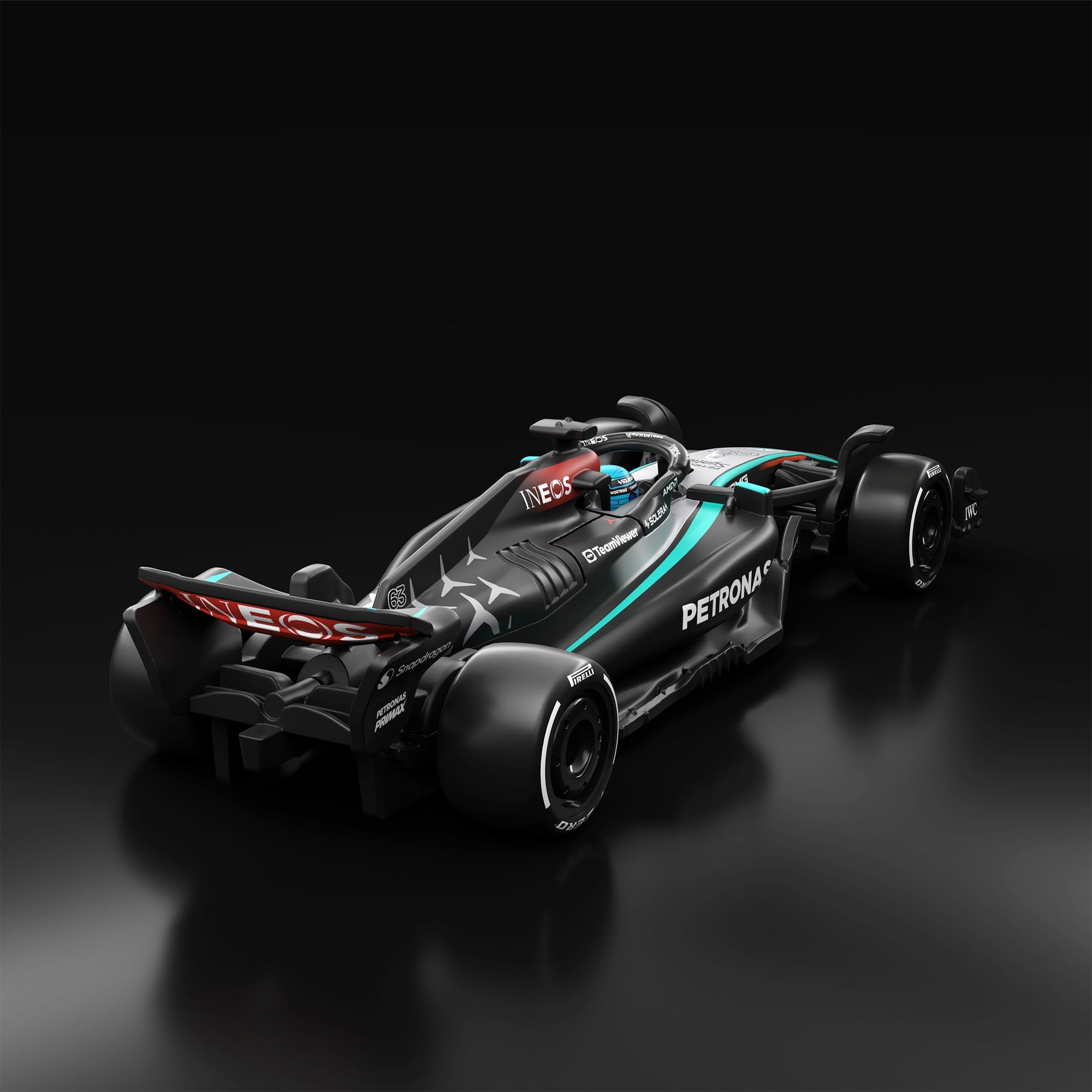 Hot Wheels F1 Series: 2024 Mercedes-AMG PETRONAS Formula One Team W15 Car #63