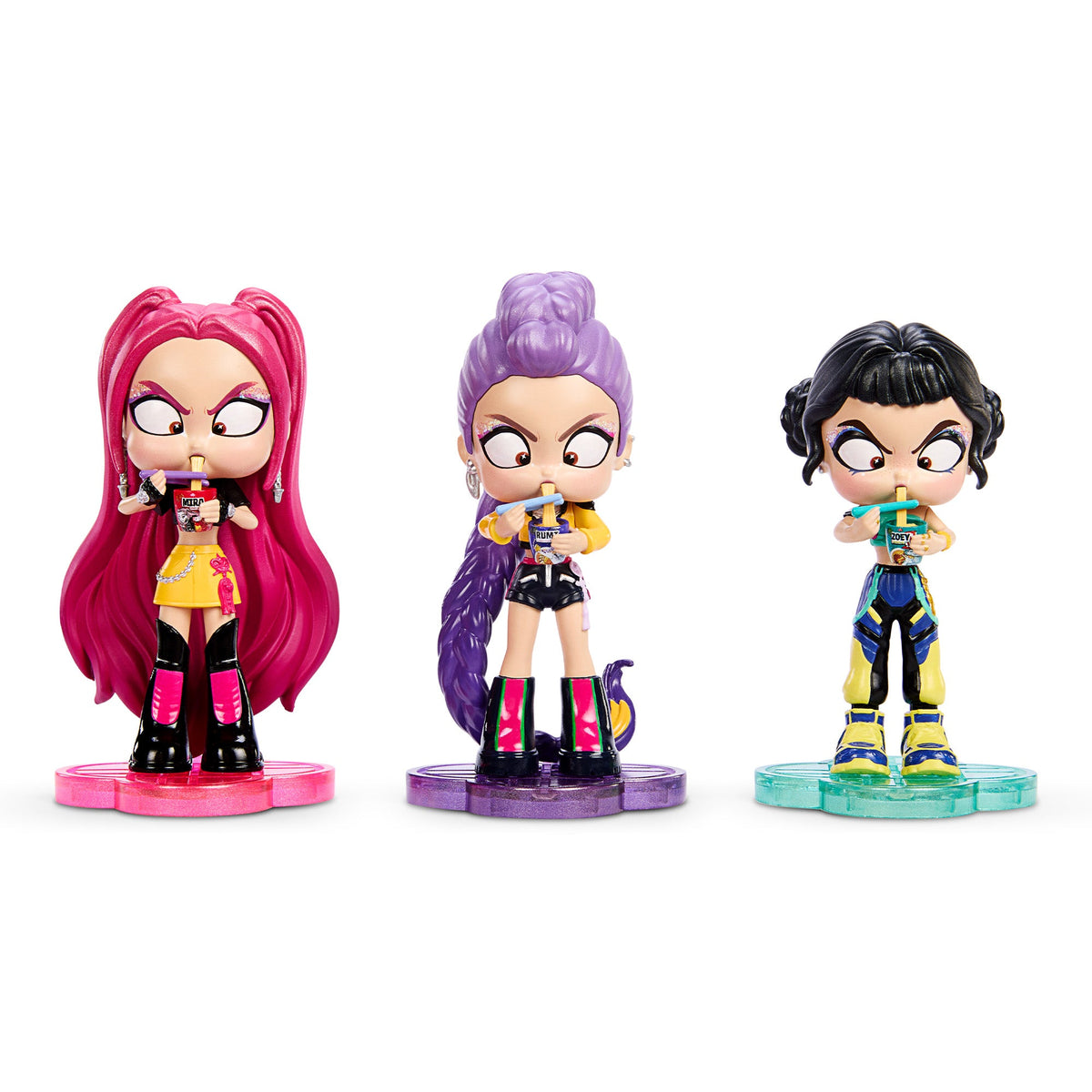 KPop Demon Hunters “How It’s Done” Ramyeon Figure 3-Pack