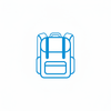 蓝色书包Logo