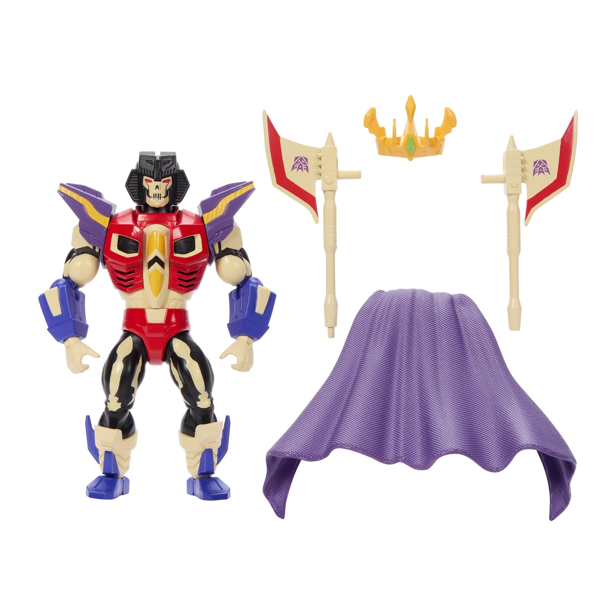 Masters of the Universe x Transformers Starscream Armor Scare Glow Action Figure