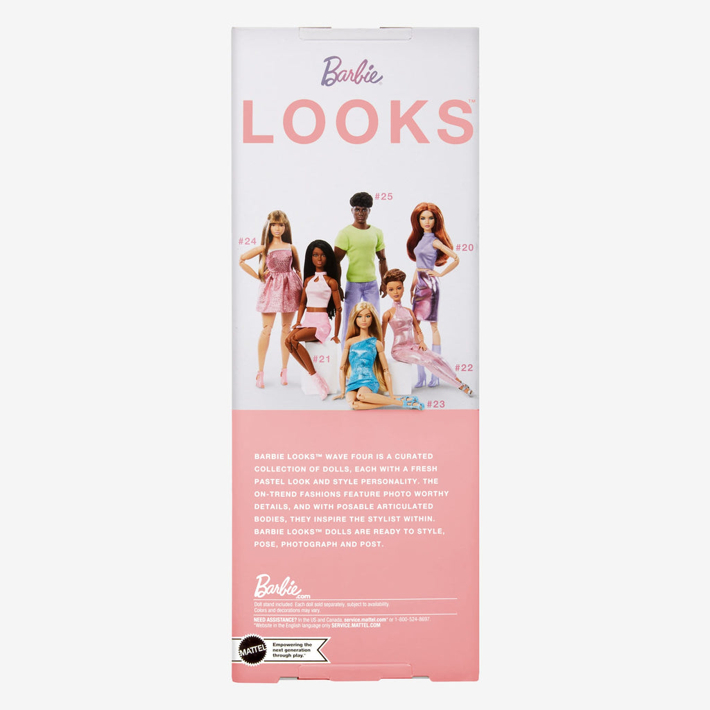 Barbie Looks Doll #22 (Petite, Short Auburn Hair)