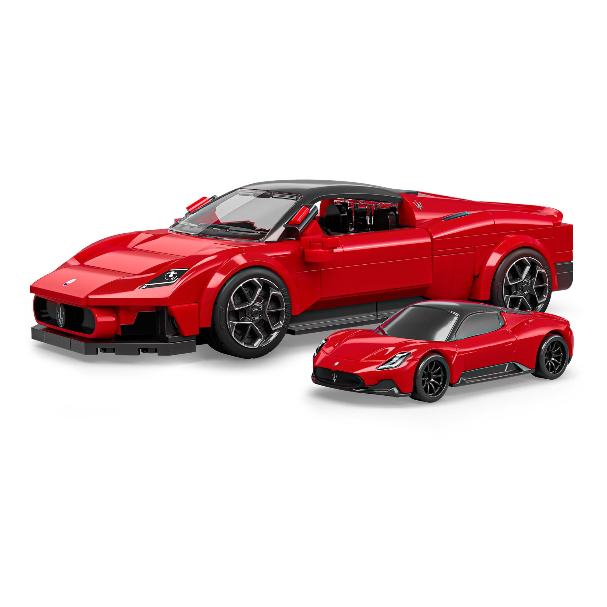 Mattel Brick Shop Hot Wheels Maserati MC20 Building Set