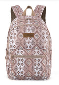 Wrangler Light Coffee Aztec Print Backpack
