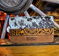 Wrangler Hair on Hide Wallet/Crossbody Brown