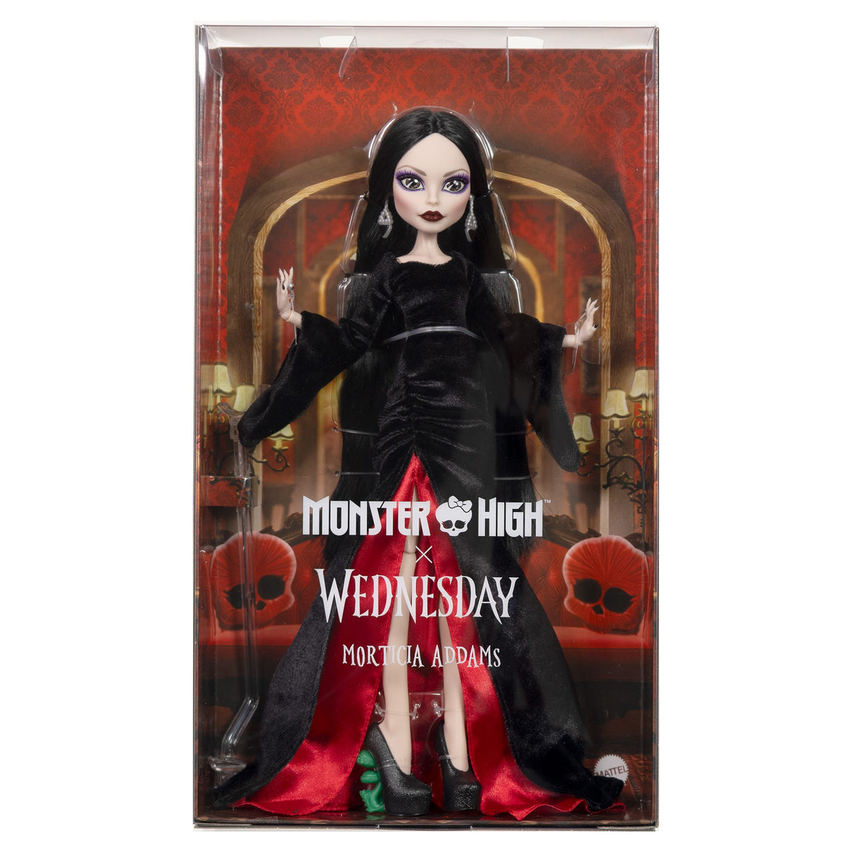 Monster High Wednesday Morticia Addams Skullector Doll