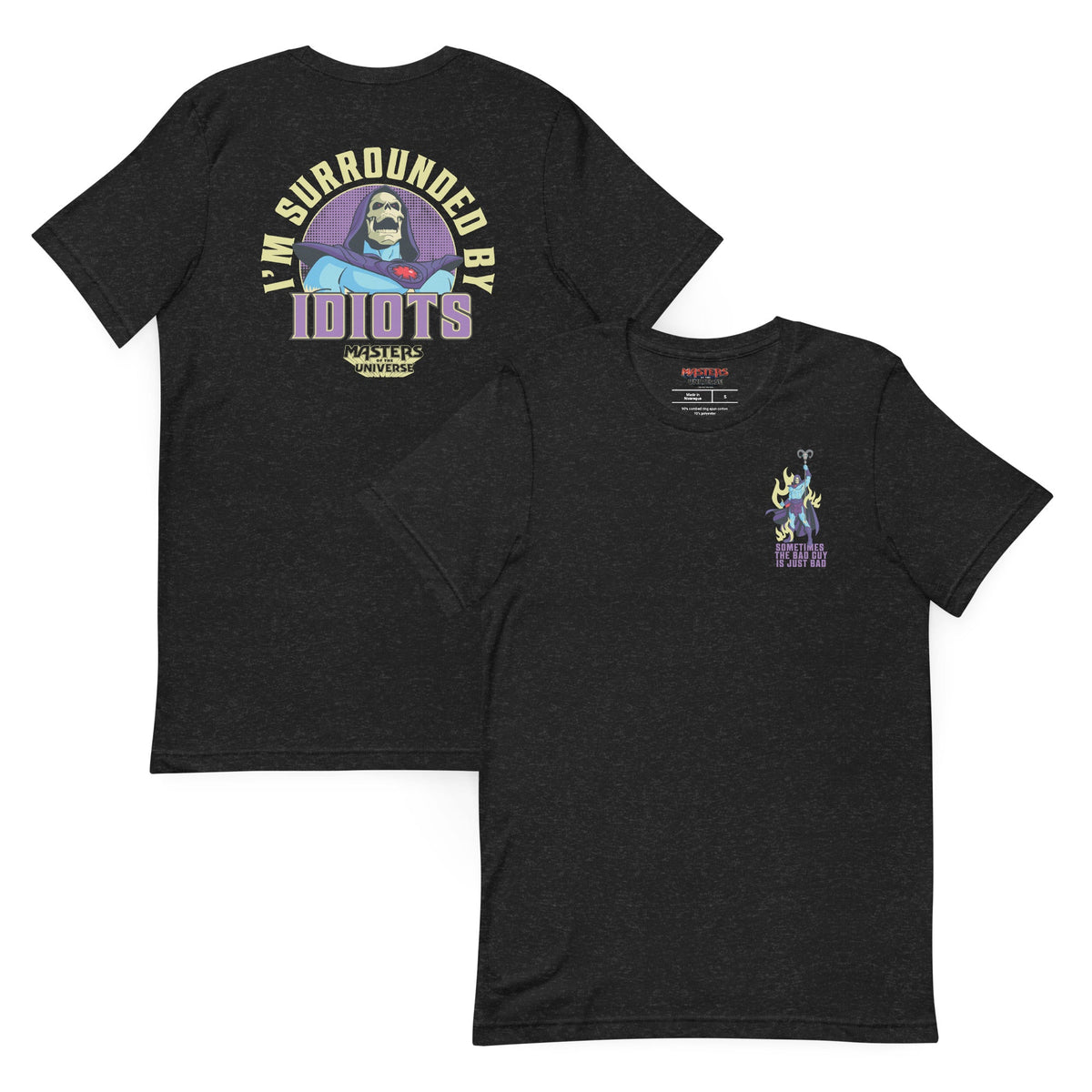 Masters of the Universe Movie Skeletor Surrounded Black T-shirt