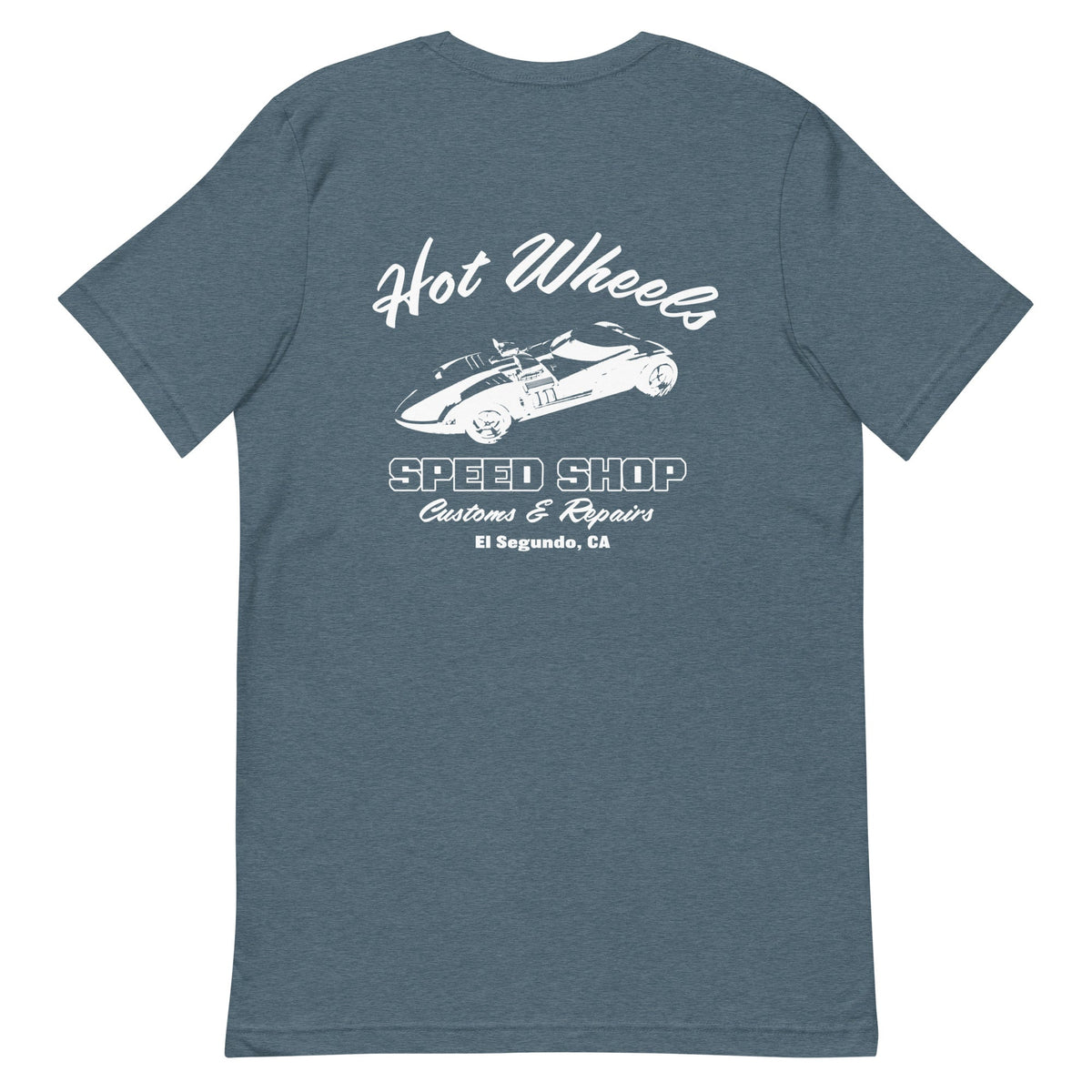 Hot Wheels Speed Shop Embroidered Blue T-Shirt