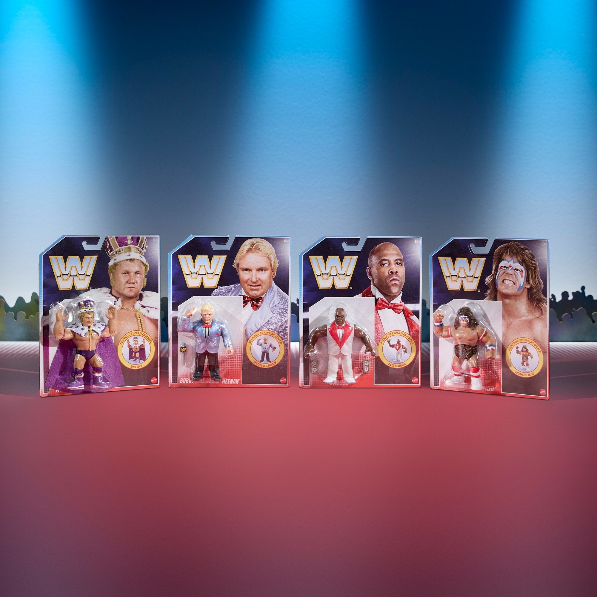 WWE Official Retro 4-Pack Action Figures
