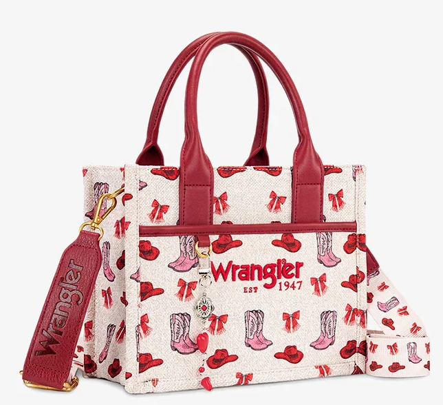 Wrangler Rodeo Icon Red Tote