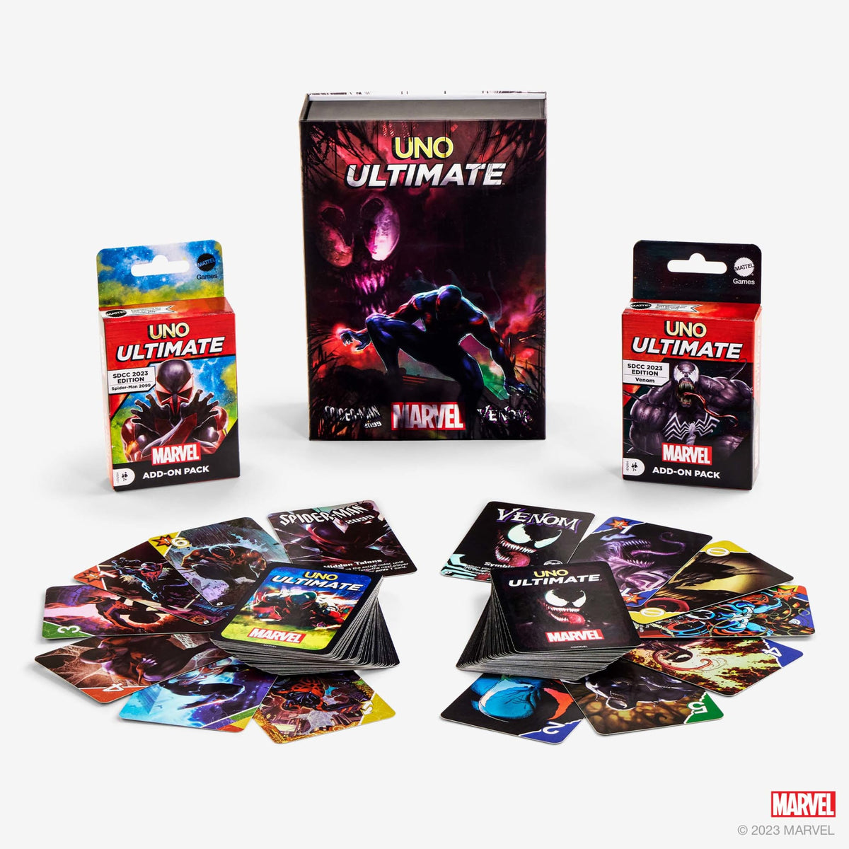 UNO Ultimate Marvel Spider-Man 2099 vs. Venom Add-On 2-Pack